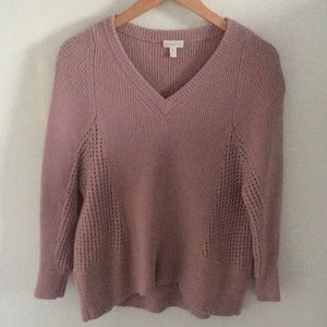 Garnet Hill cashmere sweater • size Small
